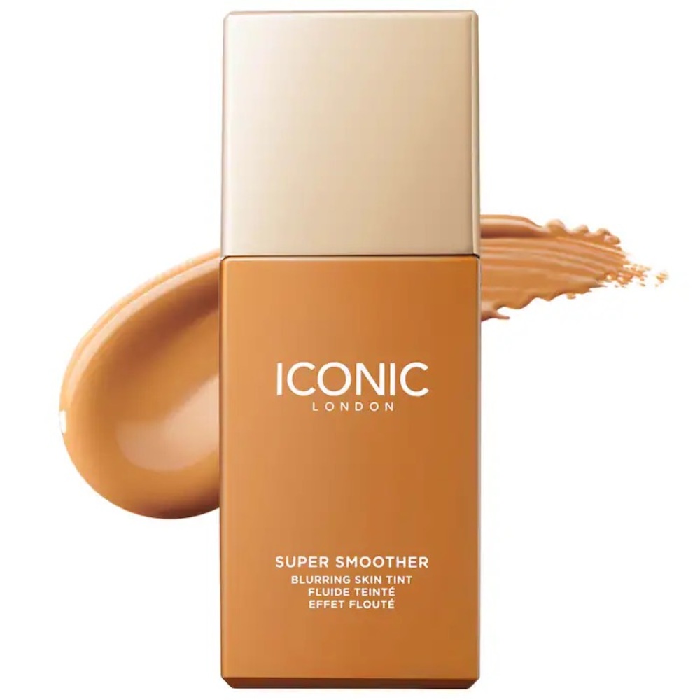 ICONIC London Super Smoother Blurring Skin Tint Warm Tan New in Box $32